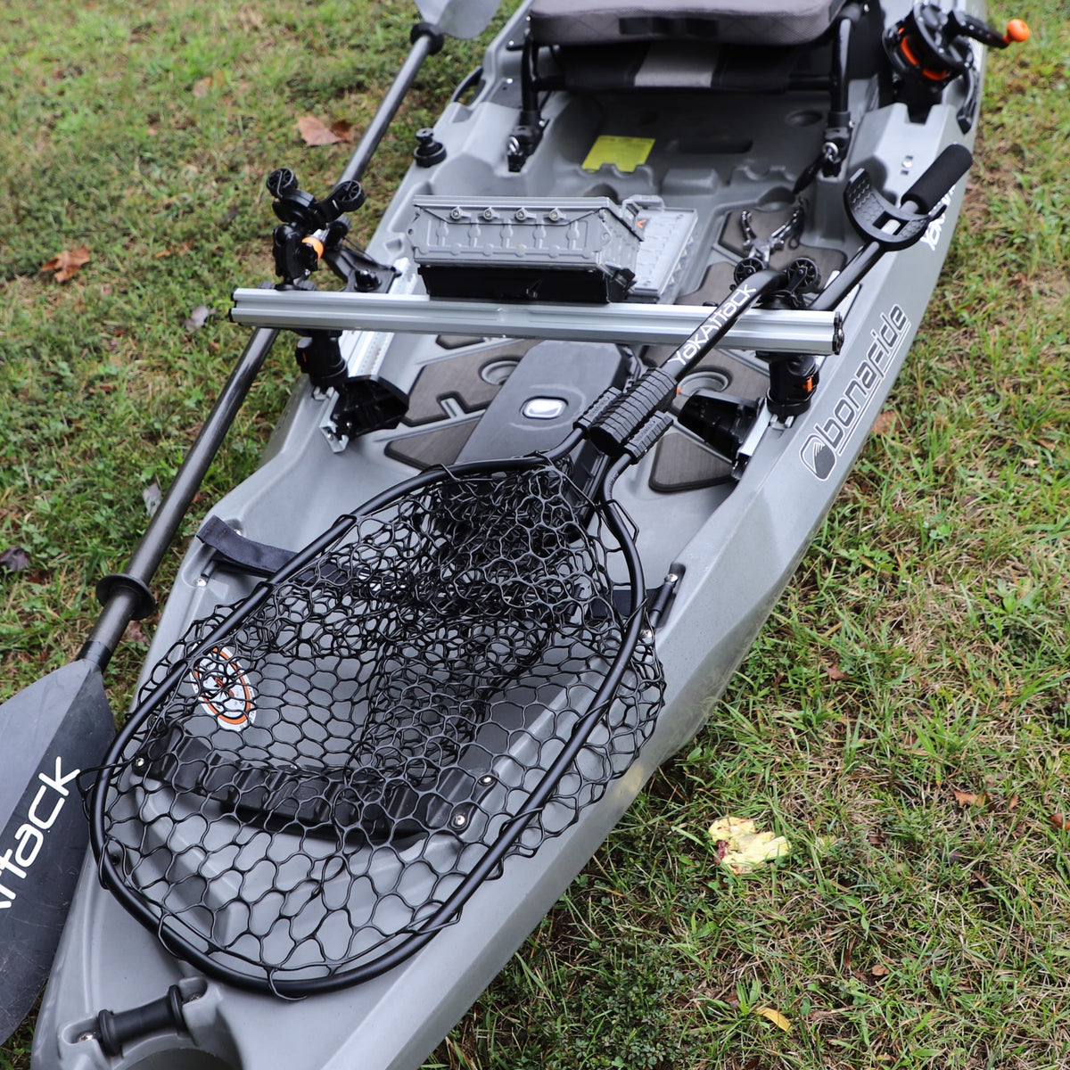 Leverage Landing Net: 12" x 20" 47" Long