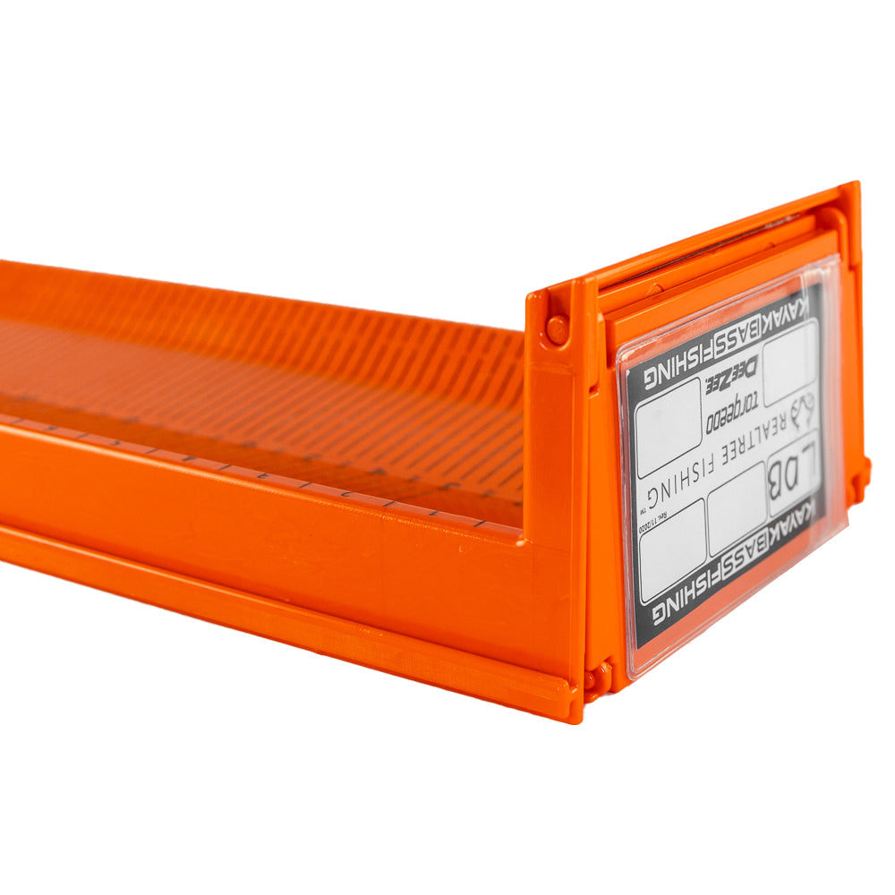 LEADERBOARD - 28" MEASURING BOARD WITH BUILT-IN IDENTIFIER HOLDERS AND CULL TABS, ORANGE