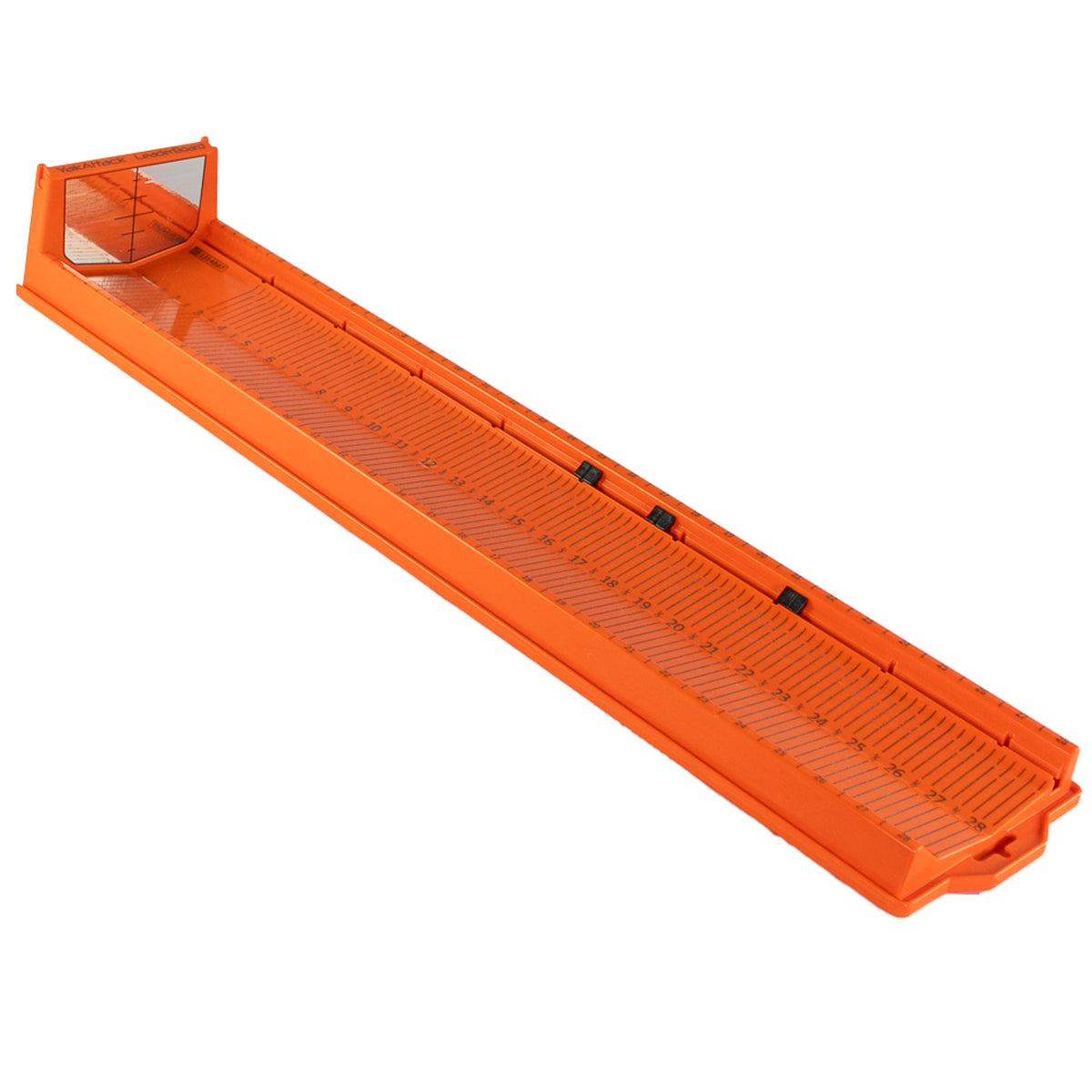 LEADERBOARD - 28" MEASURING BOARD WITH BUILT-IN IDENTIFIER HOLDERS AND CULL TABS, ORANGE