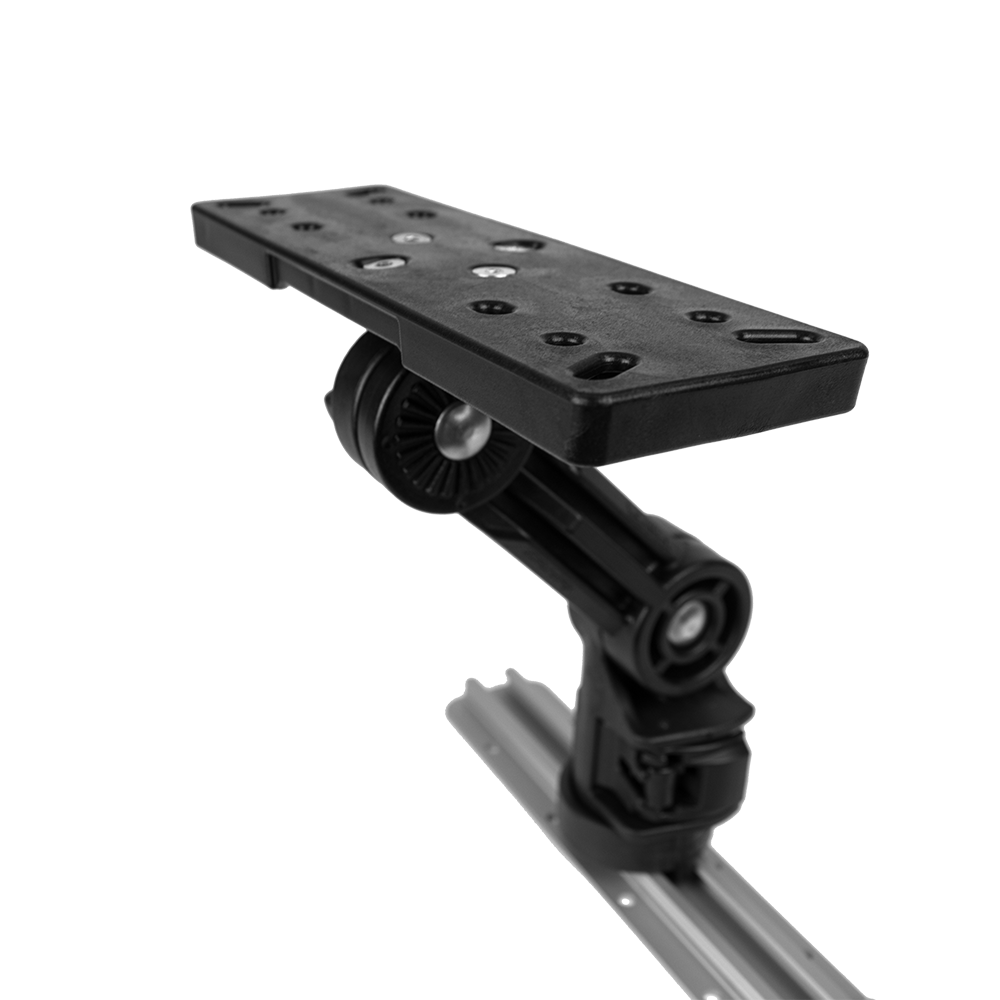Fish Finder Mount: Large Rectangular Base