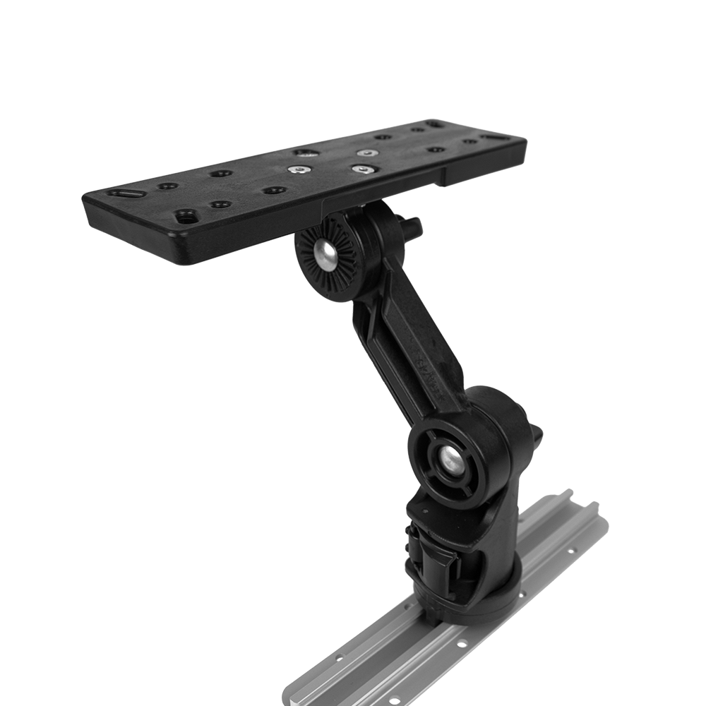 Fish Finder Mount: Large Rectangular Base